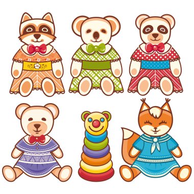 Çocuk oyuncağı. Ayarla.