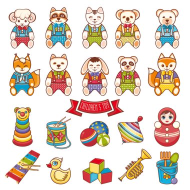 Çocuk oyuncağı. Ayarla.