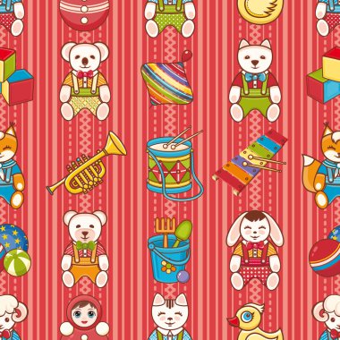 Çocuk oyuncağı. Seamless modeli.