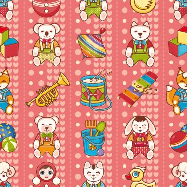 Çocuk oyuncağı. Seamless modeli.