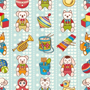 Çocuk oyuncağı. Seamless modeli.