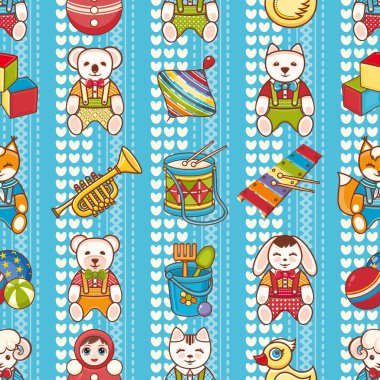 Çocuk oyuncağı. Seamless modeli.