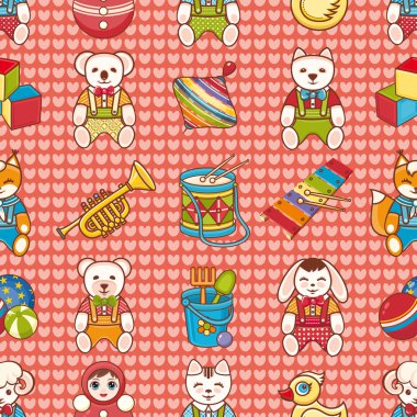 Çocuk oyuncağı. Seamless modeli.