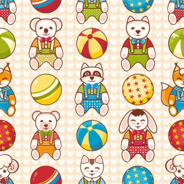 Çocuk oyuncağı. Seamless modeli.