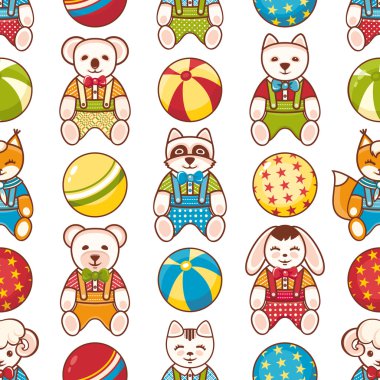 Çocuk oyuncağı. Seamless modeli.