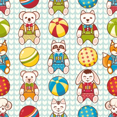 Çocuk oyuncağı. Seamless modeli.