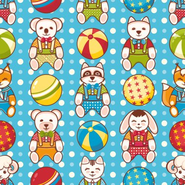 Çocuk oyuncağı. Seamless modeli.