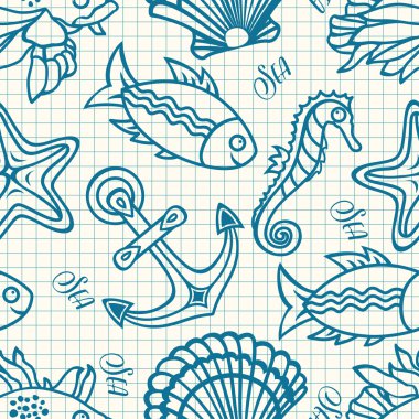 Deniz deseni. Sorun -suz. Deniz arka planı. Deniz deseni.