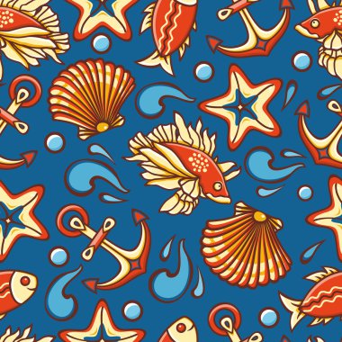 Deniz deseni. Sorun -suz. Deniz arka planı. 