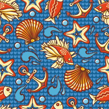 Deniz deseni. Sorun -suz. Deniz arka planı. 