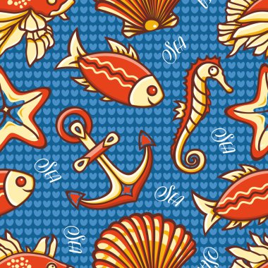 Deniz deseni. Sorun -suz. Deniz arka planı. 