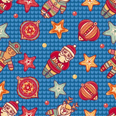 Seamless modeli. Noel tarzı.