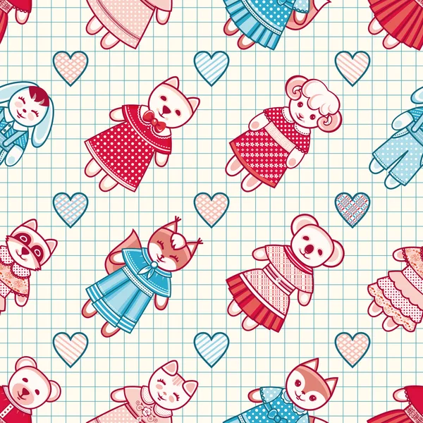 Hayvan. Seamless modeli.