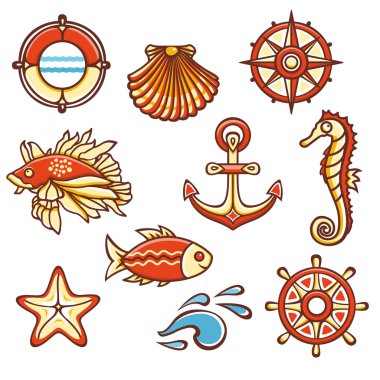 Güzel deniz seamless modeli