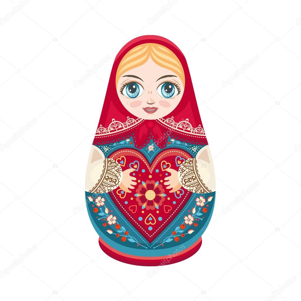 Matryoshka. Babushka doll.