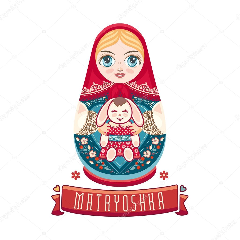 Matryoshka. Babushka doll.