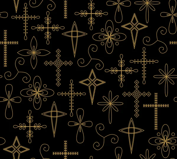 Hıristiyan haçlar seamless modeli