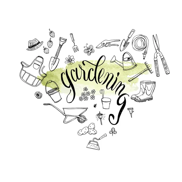 bir kalp Bahçe Serisi