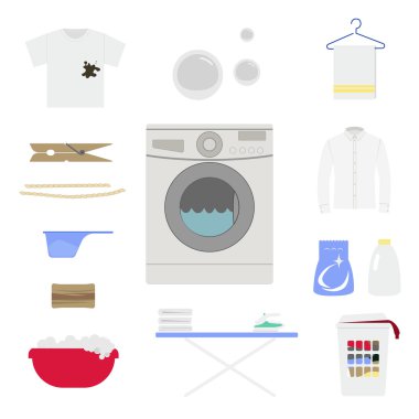 Housekeeping icons clipart