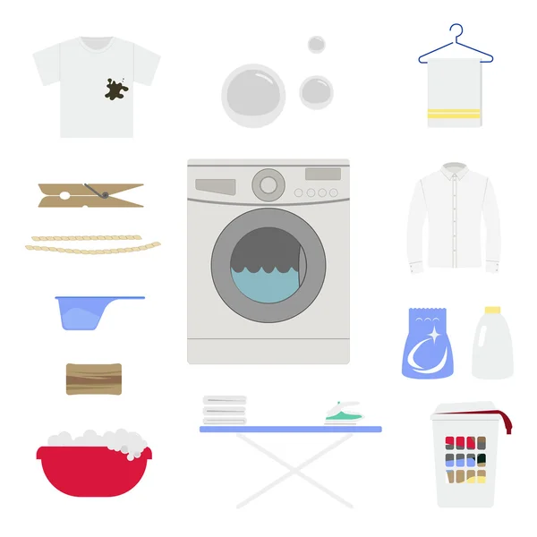 Housekeeping icons — Stock Vector