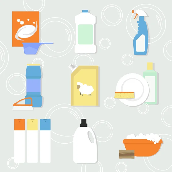 Deterjanlar kabarcıkları ile