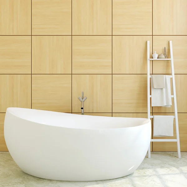 Modern banyo. 3D render. — Stok fotoğraf