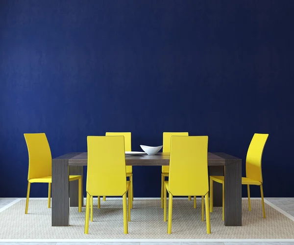 modern yemek odası iç.