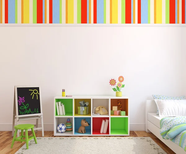 Colorful playroom interior. — Stock Photo, Image