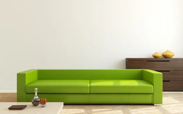 Interiér moderního obývacího pokoje. — Stock fotografie