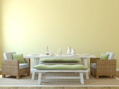 modern yemek odası iç