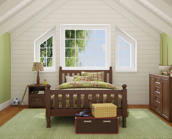 Interior of boys room — Stock Photo, Image