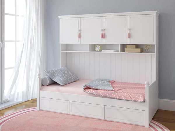 Bedroom interior for girl — Stock Photo, Image