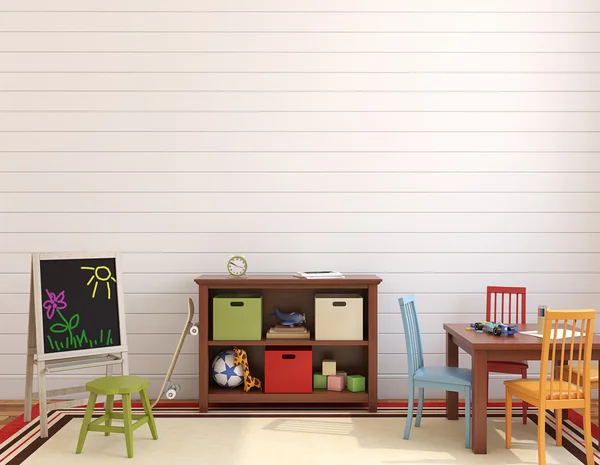 Colorful playroom interior — Stock Photo, Image