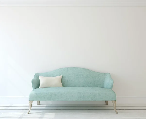 Interno con divano moderno . — Foto Stock