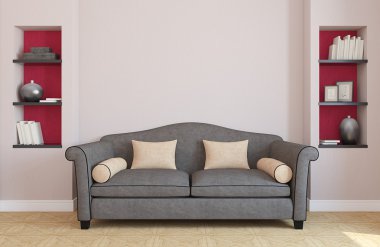 Interiorof salon.