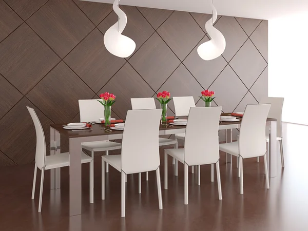 Comedor moderno . — Foto de Stock