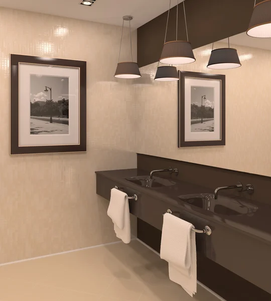 Modern bathroom interior. — Stock Photo, Image