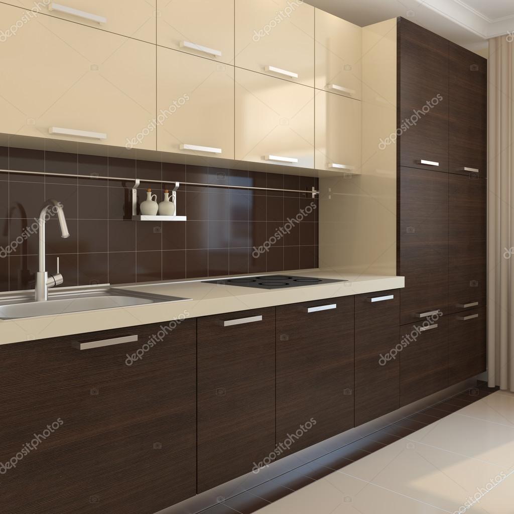 Modern konyha lakberendezés — stock fotó © poligonchik #79336476 Konyha modern