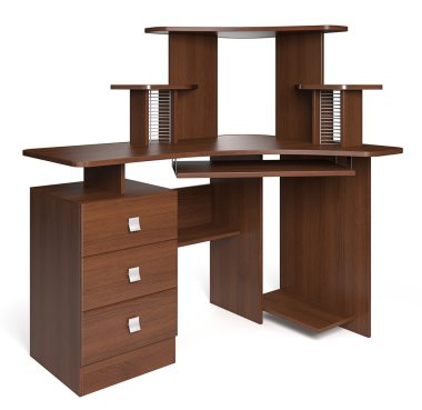 İzole ahşap Resepsiyon.