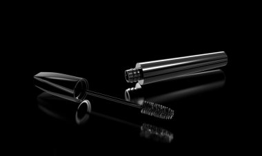 Konteyner ve değnek ile maskara