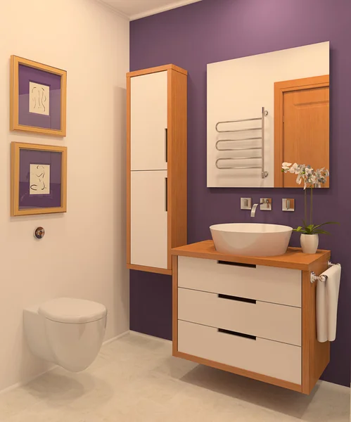 Interior moderno cuarto de baño. — Foto de Stock