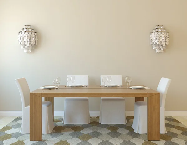 Sala da pranzo interno . — Foto Stock