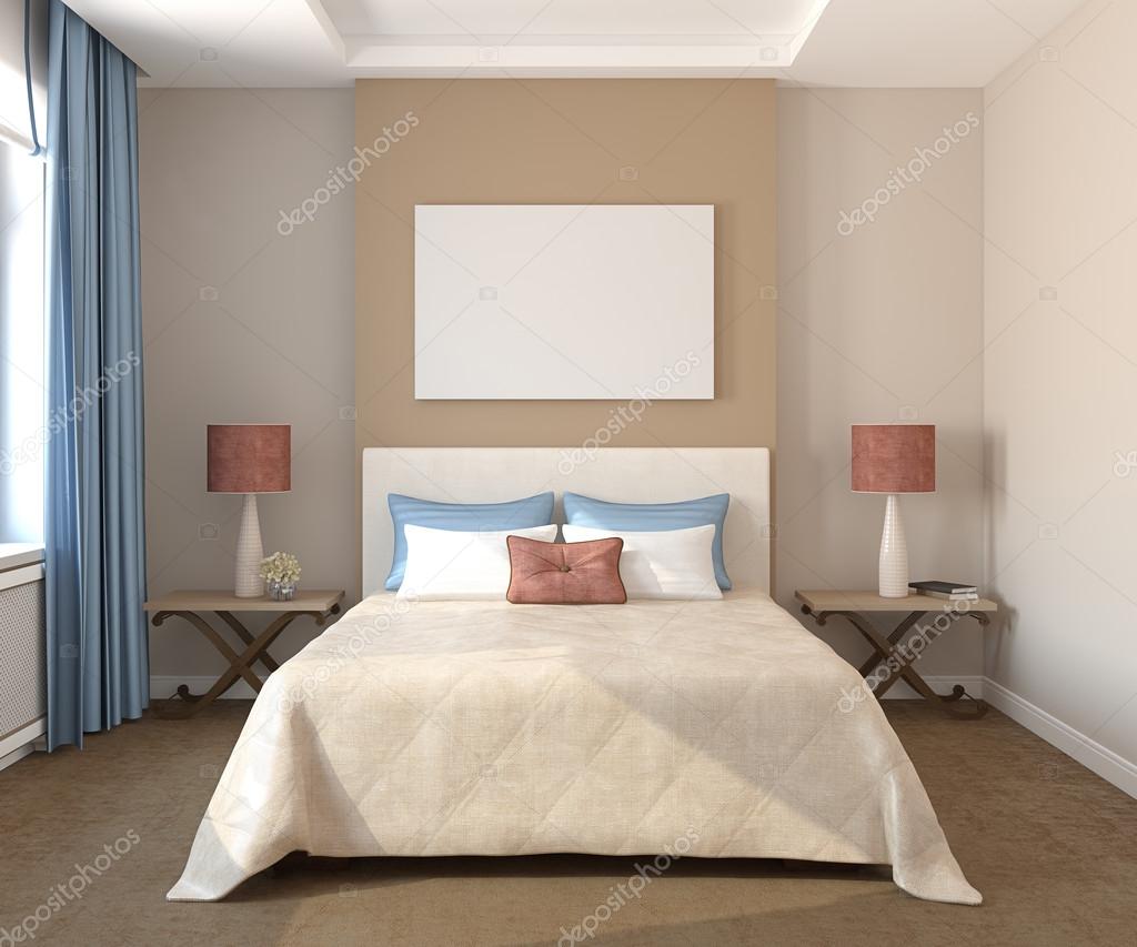 Interni di belle camere da letto — foto stock © poligonchik #83699292 Belle camere da letto