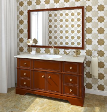 Modern banyo iç mimarisi