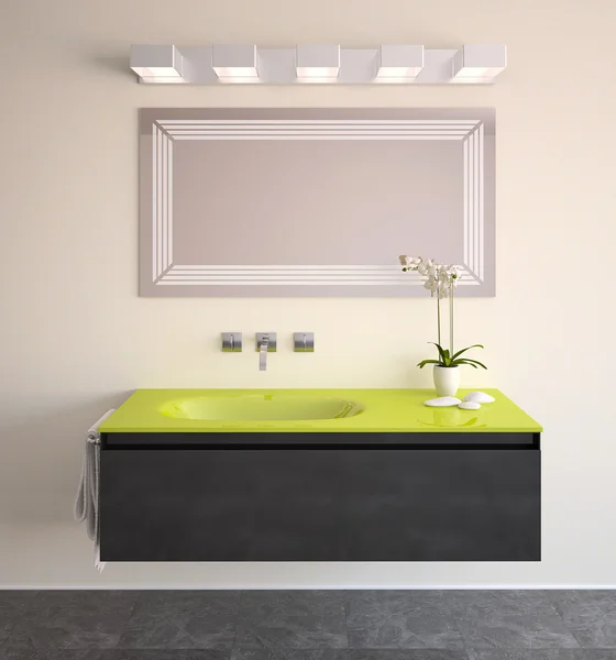 Сучасна ванна кімната інтер'єру . — стокове фото