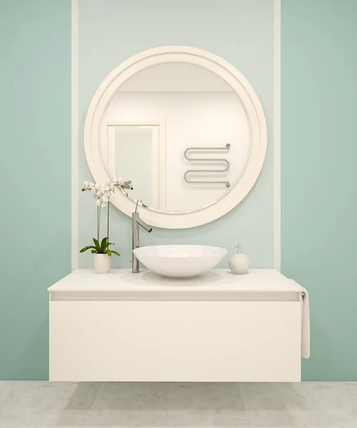 Moderno bagno interno — Foto Stock