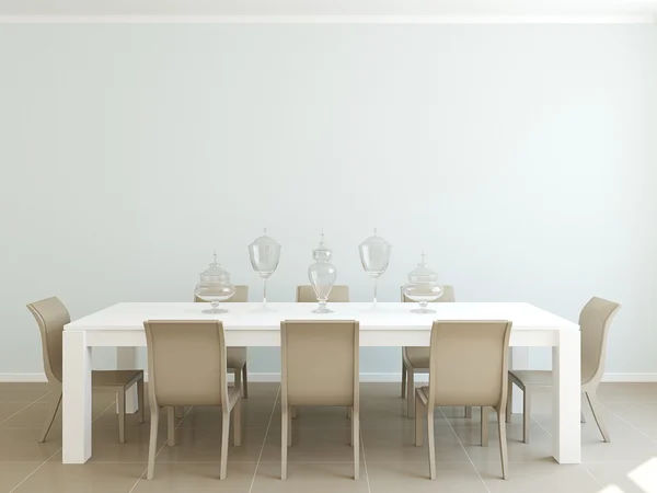 Moderno interno della sala da pranzo — Foto Stock