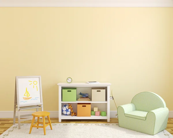 Colorful interior of playroom — Stock Photo, Image