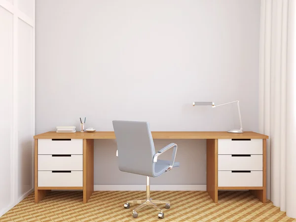 Modern home office interior — Stock Photo, Image