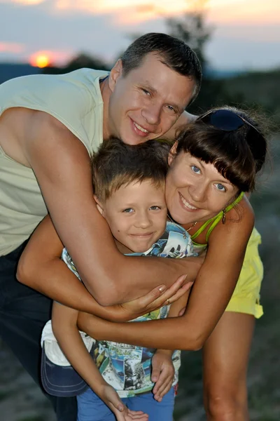 Esposo, esposa e hijo — Foto de Stock